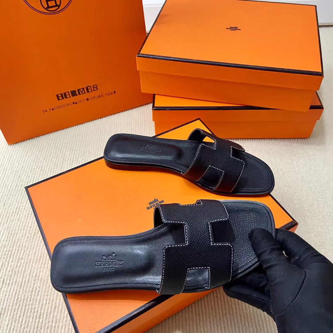 에르메스 올수공 오란 슬리퍼 샌들 앱송 95